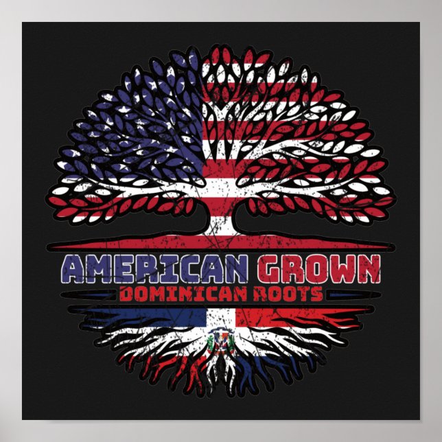 Dominikanska republiken USA Förenta staterna Fören Poster (Framsidan)
