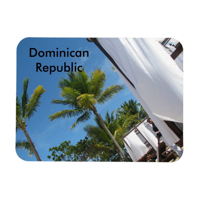 Dominikanska republiken vykort magnet (Horisontell)