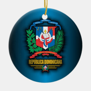 Dominikanska republikenCOA Julgransprydnad Keramik
