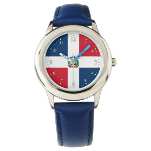 Dominikanska Republikens flagga Armbandsur