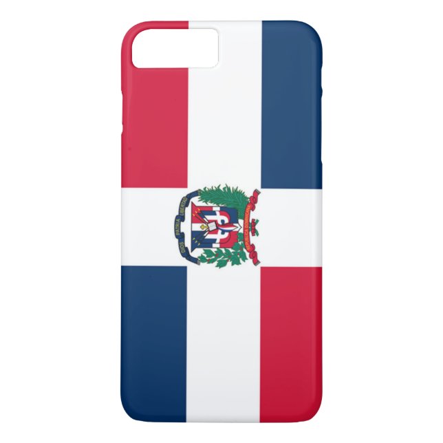 Dominikanska republikens flagga Case-Mate iPhone skal (Baksida)