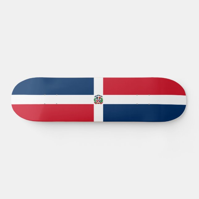 Dominikanska Republikens Flagga Mini Skateboard Bräda 18,5 Cm (Horz)