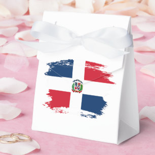 Dominikanska republikens flagga presentaskar