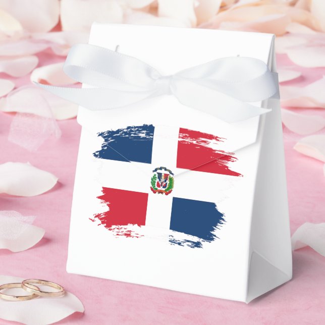 Dominikanska republikens flagga presentaskar (Bröllop)