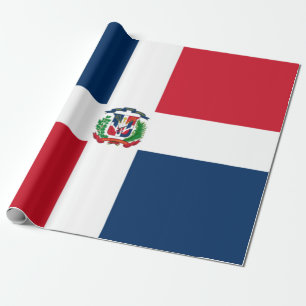Dominikanska republikens flagga presentpapper