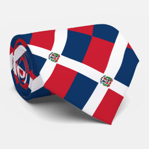 Dominikanska Republikens flagga Slips