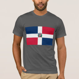 Dominikanska republikens flagga t shirt