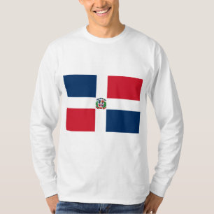 Dominikanska republikens flagga t shirt