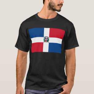 Dominikanska republikens flagga t shirt