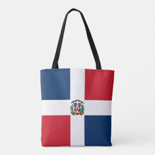 Dominikanska Republikens Flagga Tygkasse