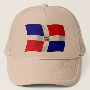 Dominikanska Republikens flaggmössa Truckerkeps
