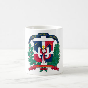 Dominikanska republikenvapenskölden GÖR Kaffemugg