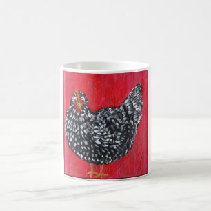 Dominique höna kaffemugg