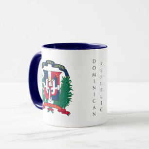 dominiska republikens emblem mugg