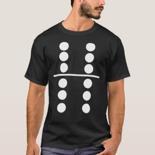 Domino 6 och 6 matchande Halloween-gruppkoder T Shirt