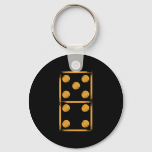 Domino 9 Dominoes Tiles Puzzler Game Gift Nyckelring