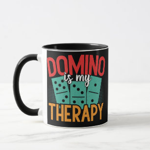 Domino är mina terapeutiska dominoes Master Game P Mugg