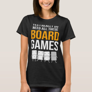 Domino Board Game Funny Dominoes För manar T Shirt