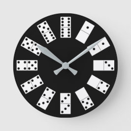 Domino Clock Rund Klocka