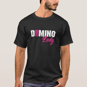 Domino Dam Domino Spelare Domino Brickor Domino Ef T Shirt