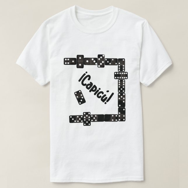 Domino Dominoes T Shirt (Design framsida)