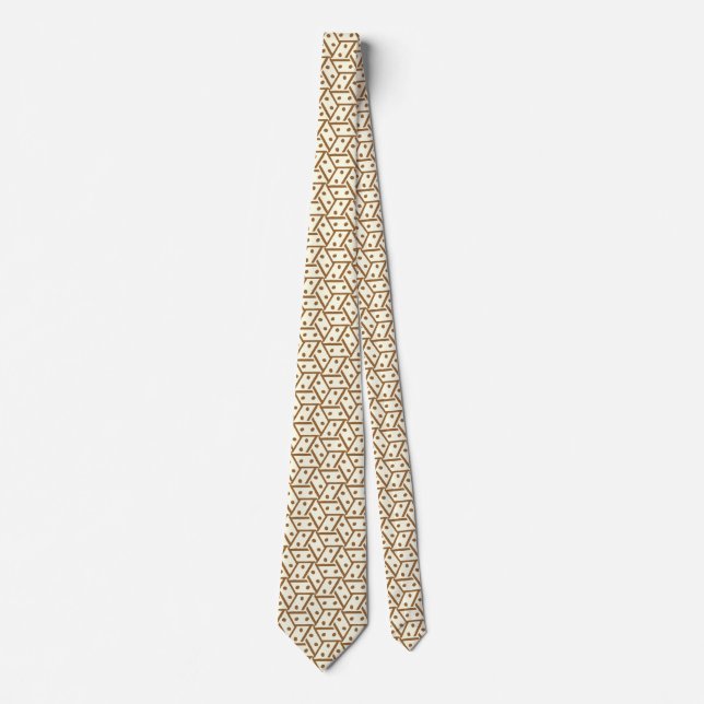 Domino Effect - Cream på Brown Slips (Framsida)