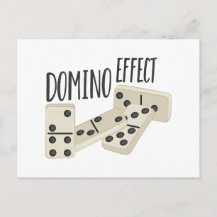Domino-effekt Vykort
