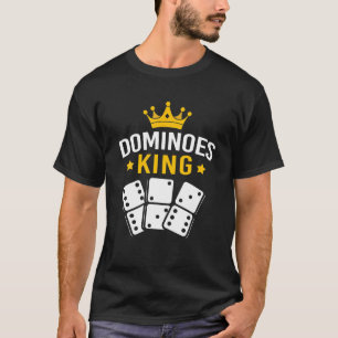 Domino För manar Dominoes Kung T Shirt
