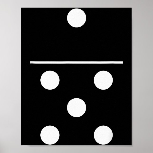 Domino Game 5 1 Funny Halloween Group Costume Shir Poster (Framsidan)