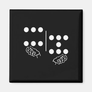 Domino Gruppkostymer 6-7 Matchande Roliga 67 Domin Magnet