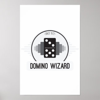 Domino-guideens Logotyp för Officiell Poster