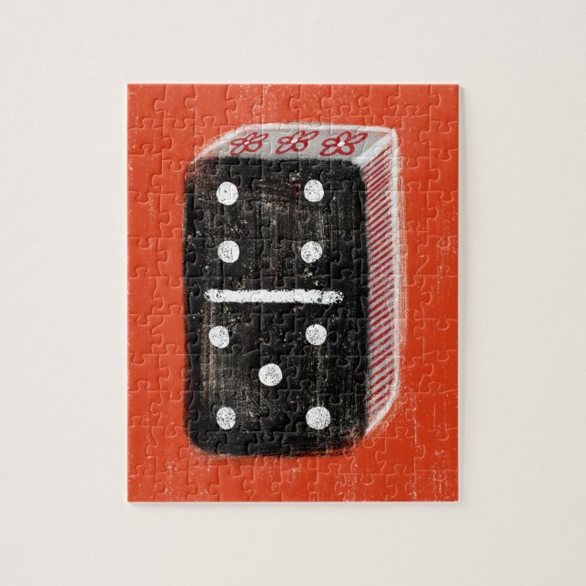 Domino Jigszawa Puzzle Pussel (Vertikal)