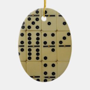Domino Julgransprydnad Keramik