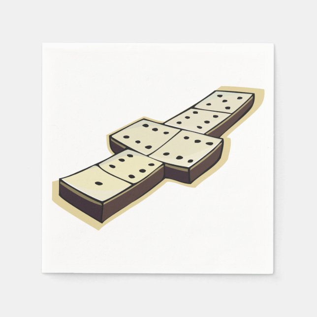 Domino Pappra Napkins Pappersservett (Framsidan)