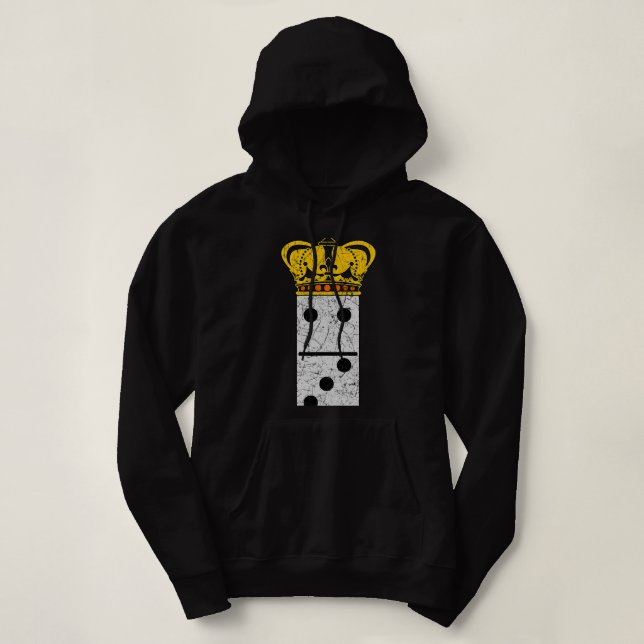 Domino Queen Dominoes Player Tile Game T Shirt (Design framsida)