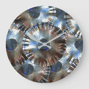 Domino Roligt Blue Stor Klocka