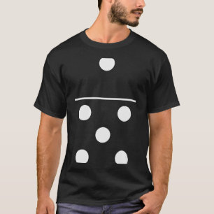 Domino spel 5 1 Rollig Halloween grupp kostym skjo T Shirt