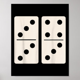 Domino spel 6 7 Roligt 67 Alpha Slang Gen Z Brainr Poster