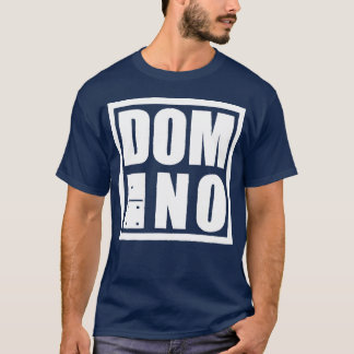 Domino-spelare Dominobricka Spel Dominobrickor Spe T Shirt