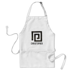 Domino Spiral Apron Förkläde