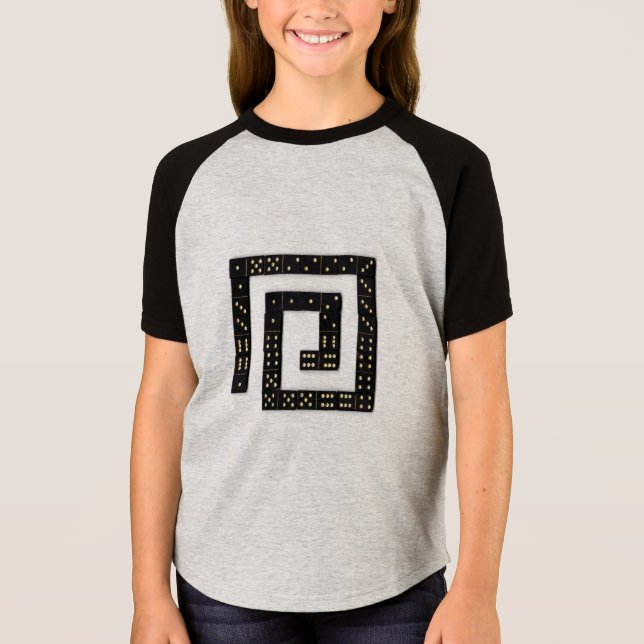 Domino Spiral T-Shirt (barn) (Framsida)