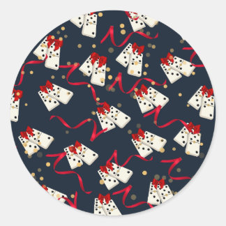 Domino Sticker - Blue Runt Klistermärke