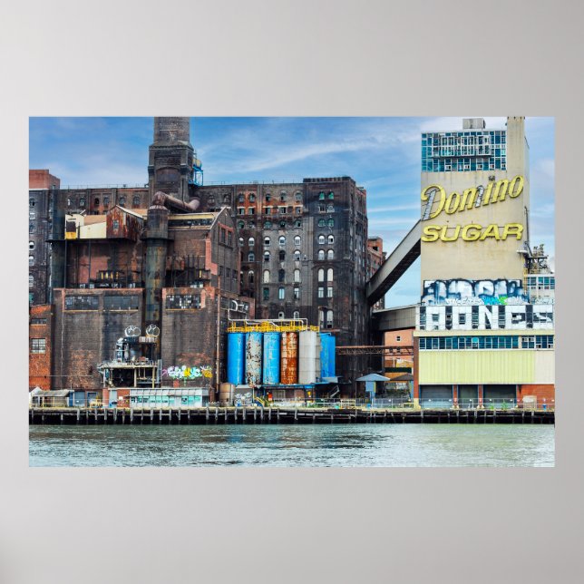Domino Sugar-fabriken Poster (Framsidan)