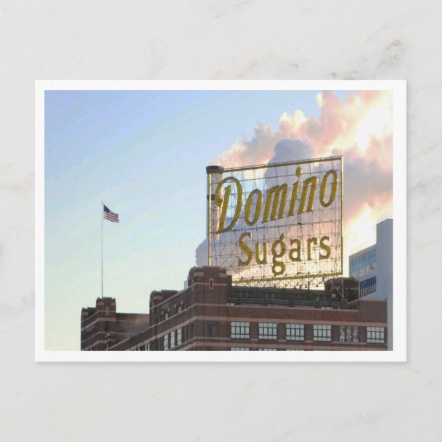 Domino Sugars Clear Day — Locust Point Baltimore Vykort (Framsida)