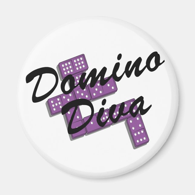 Domino T-shirts och presenter. Magnet (Framsidan)