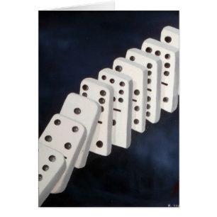 Domino Theory Hälsningskort