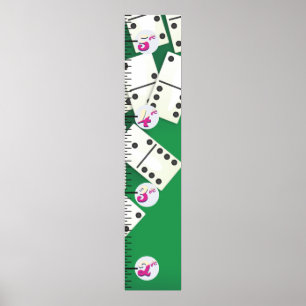 Domino Tillväxtdiagram. Poster