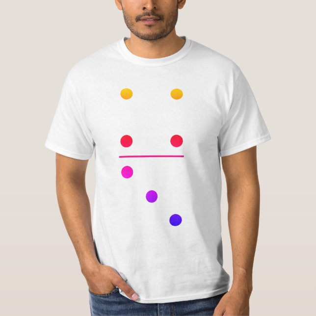Dominoes 4-3 Group Costume T Shirt (Framsida)