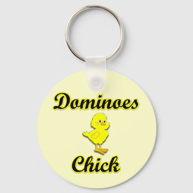 Dominoes Chick Nyckelring (Framsida)
