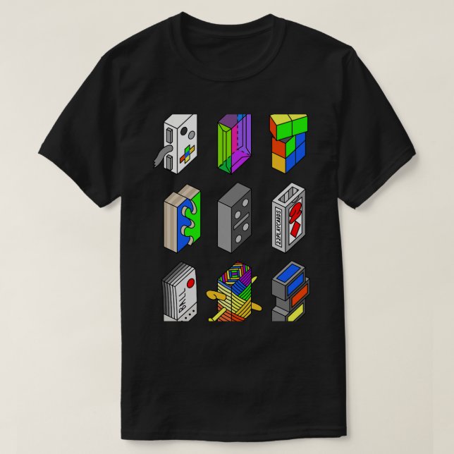 Dominoes Crossover T Shirt (Design framsida)